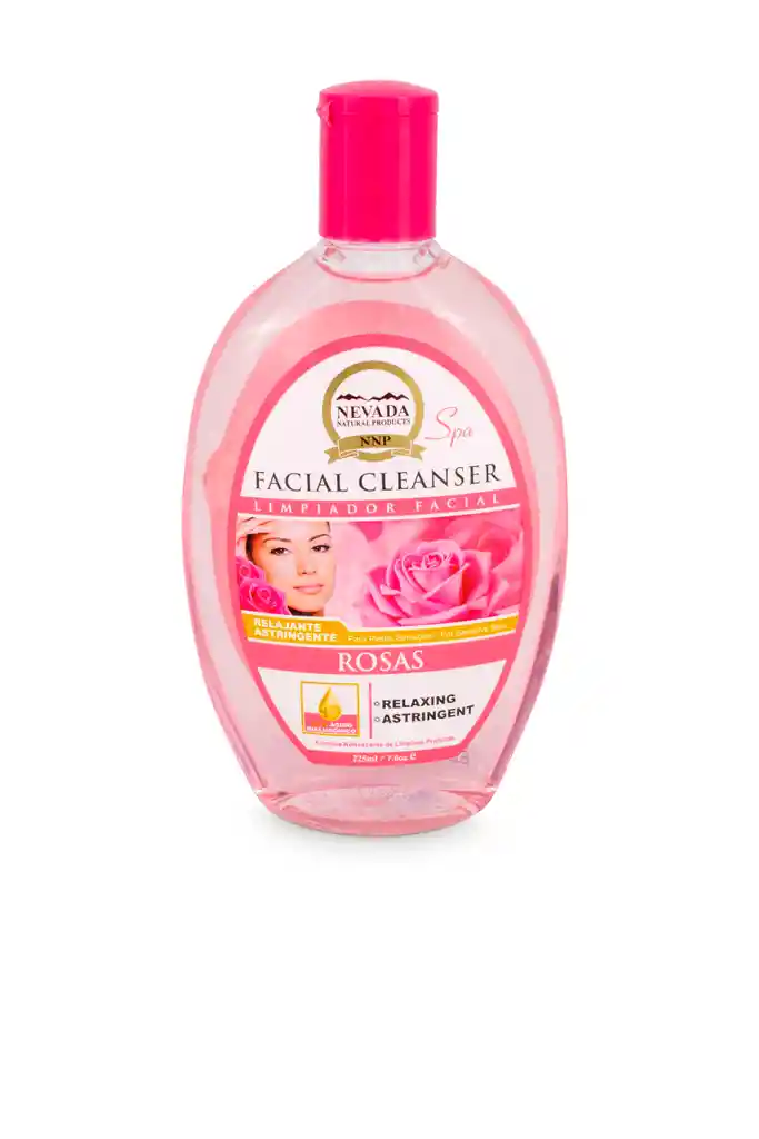 Tónico Limpiador Facial De Rosas