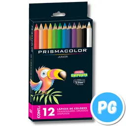 Caja De Colores Prismacolor Junior Gruesos Jumbo X12 Unds Unipunta