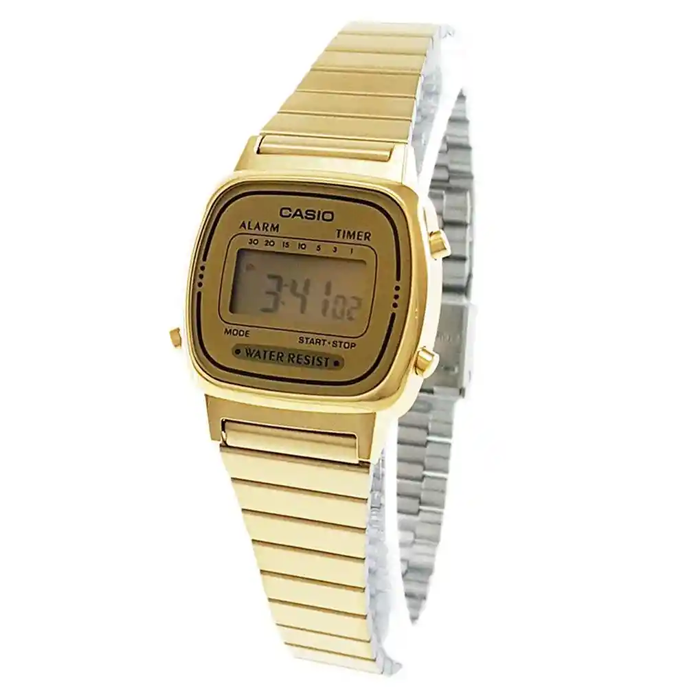 Reloj Casio La_670Wga_9 Mujer Dorado