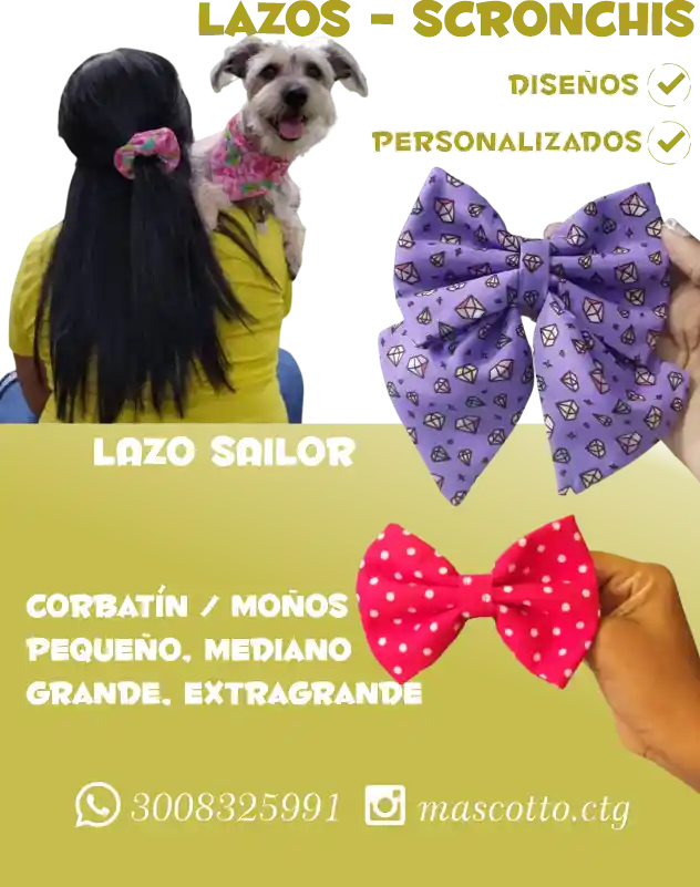 Mascotto – Corbatín O Lazo Ref. (razas Pequeño - Mediano)