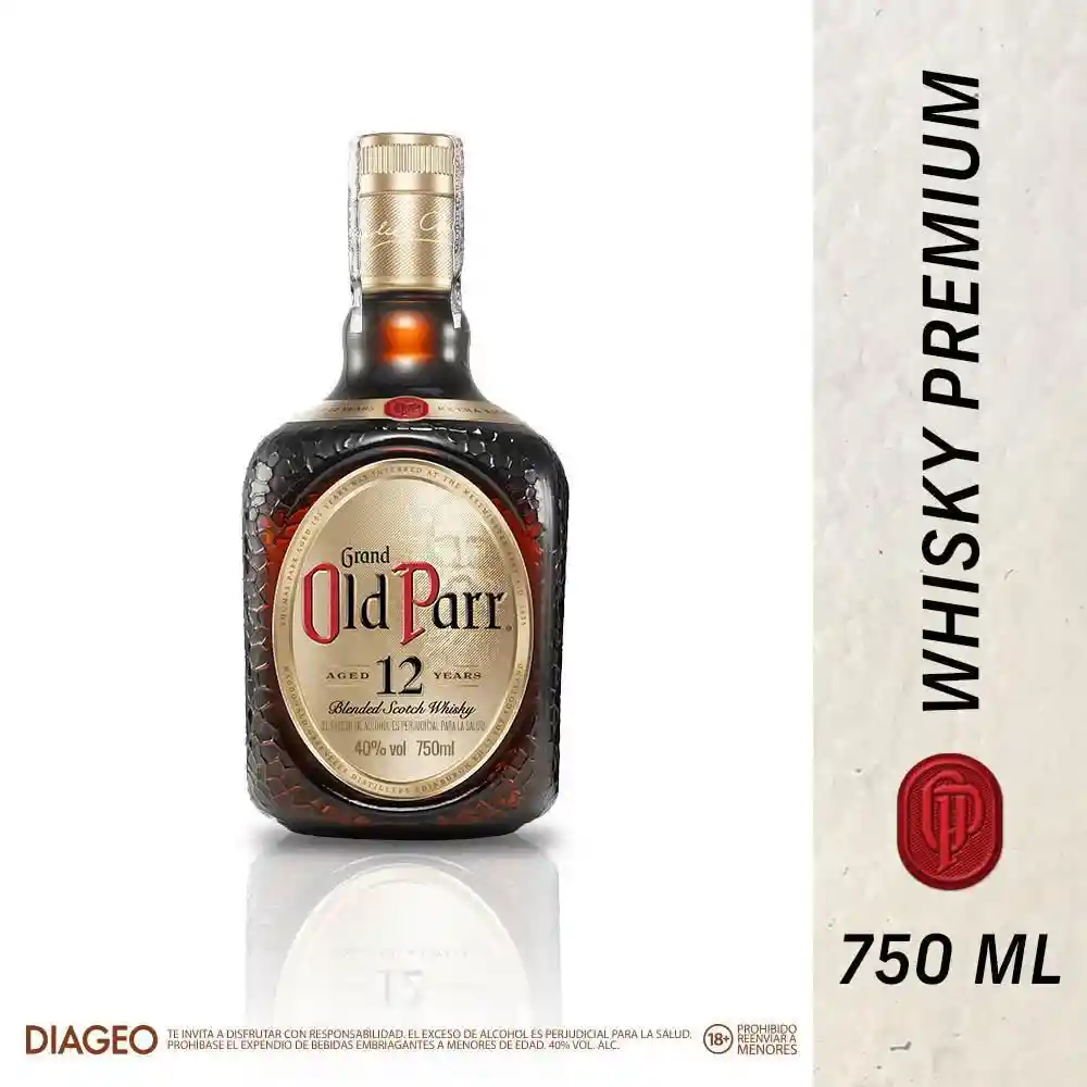 Whisky Old Parr 12 Años 750ml