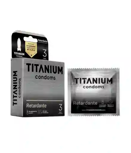 Condones Retardantes X 3 Titanium