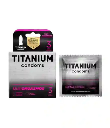 Condones Multiorgasmos X 3 Titanium