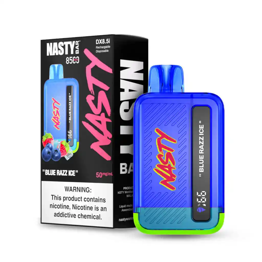 Nasty Bar Blue Razz Ice 8500puff