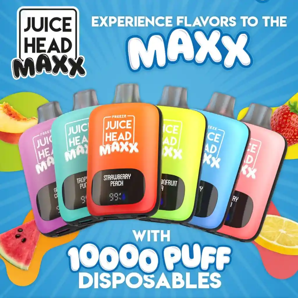 Juice Head Maxx - Kiwi Passion Fruit Guava 10.000puff