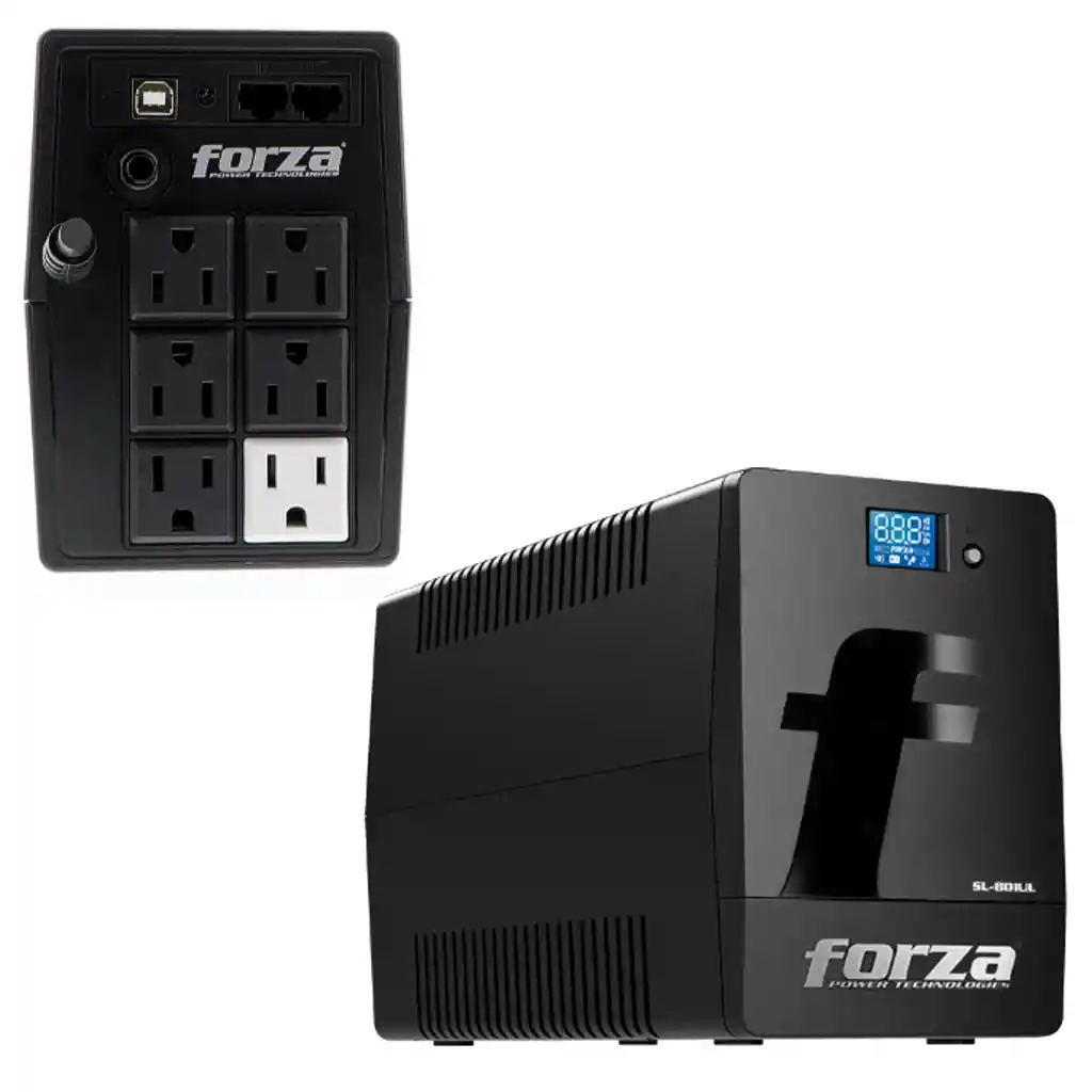 Ups Inteligente Forza Sl-801ul 800va480w Softwar Lcd Táctil