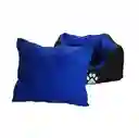 Cama Pequeña Con Cojin Lavable Color Azul Para Perros Y Gatos