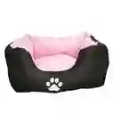 Cama Pequeña Con Cojin Lavable Color Rosado Para Perros Y Gatos