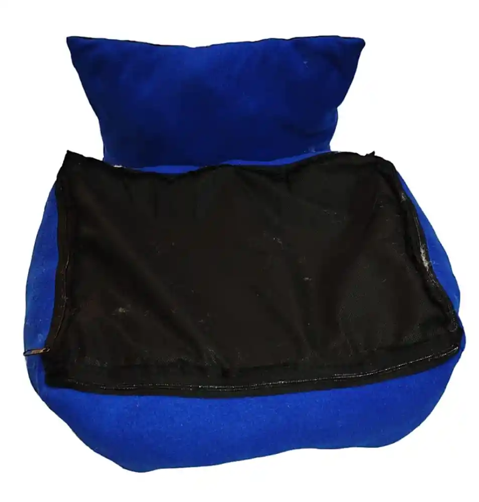 Cama Pequeña Con Cojin Lavable Color Vinotinto Para Perros Y Gatos