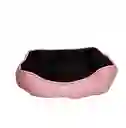 Cama Mediana Doble Faz Color Rosado Para Perros Y Gatos