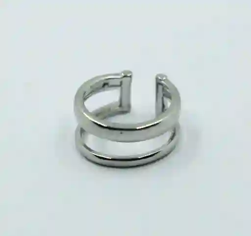 Earcuff Duo Plateado