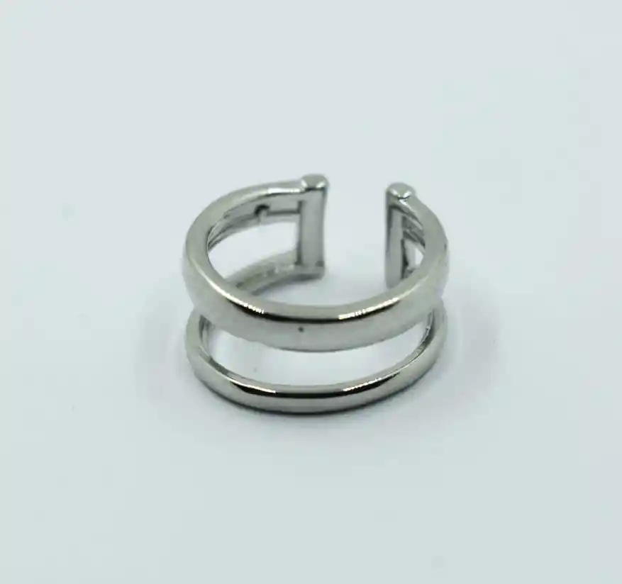 Earcuff Duo Plateado