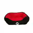 Cama Pequeña Doble Faz Color Rojo Para Perros Y Gatos