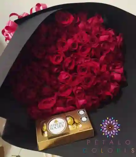 Bouquet De 100 Rosas