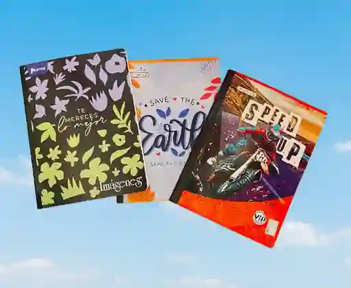 Cuaderno Cosido Niño Cuadros 50h