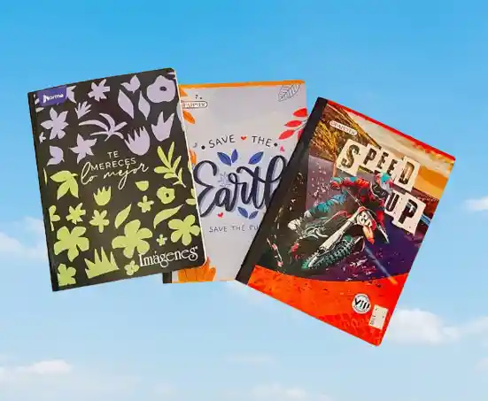 Cuaderno Cosido Niño Cuadros 50h