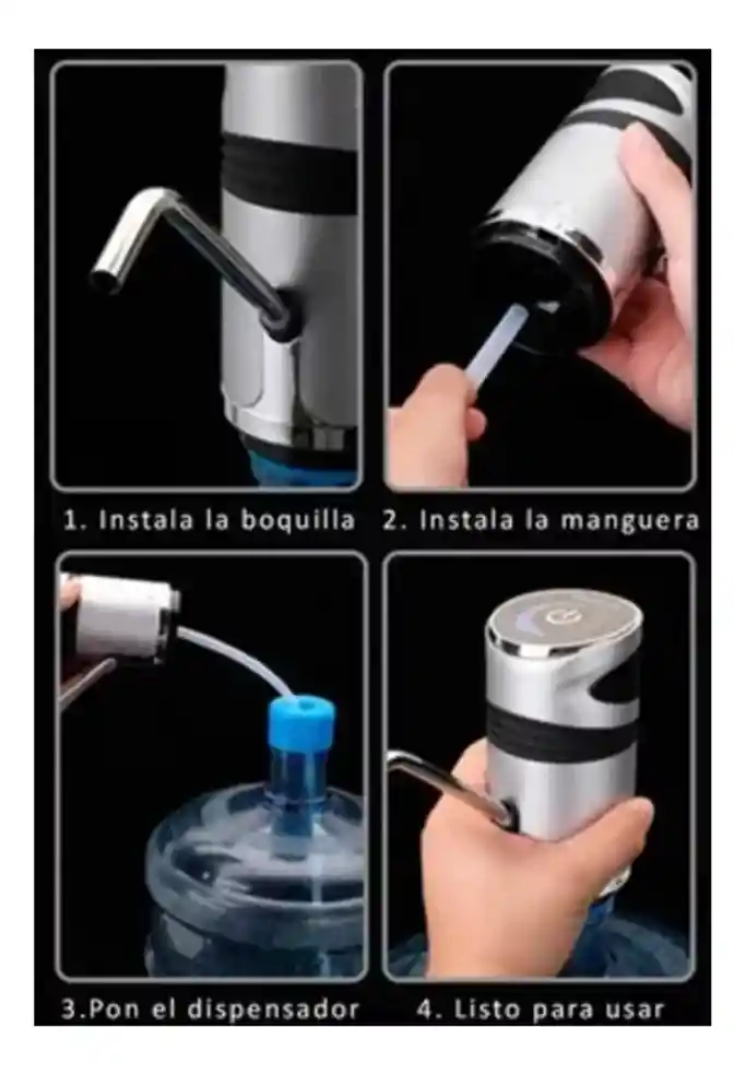 Dispensador De Agua Táctil Lujo Automático Para Botellas Bidón