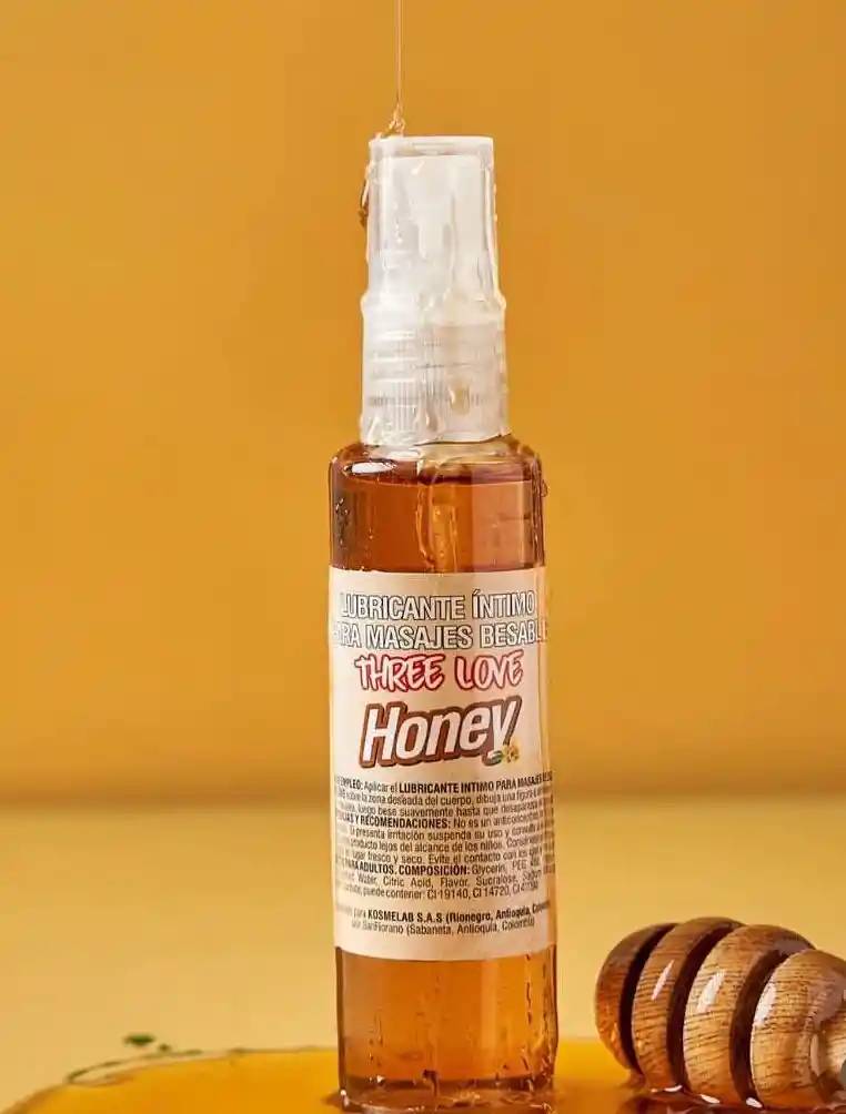 Lubricante Three Love Honey - 60 Ml