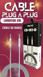 Cable Plug A Plug 2 Metros ( Cable De Audio)