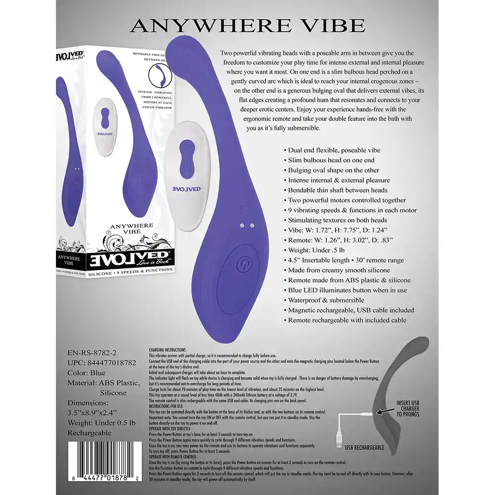 Vibrador Doble Estimulacion Donde Sea Evolved