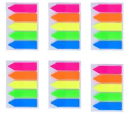 Post It Colores Flechas X 5 Colores