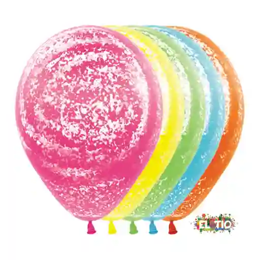 Bombas Globos Biodegradable De Latex Graffiti Invierno Surtidas R12