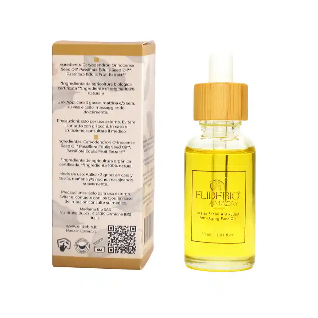 Amacay - Aceite Facial Anti-edad - 30ml