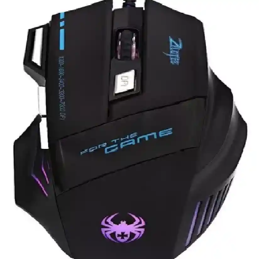 Nuevo Mouse Gamer Zelotes 7 Botones 7200 Dpi T80