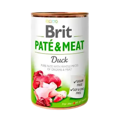 Brit Lata Pate & Meat Duck X 400 Gr