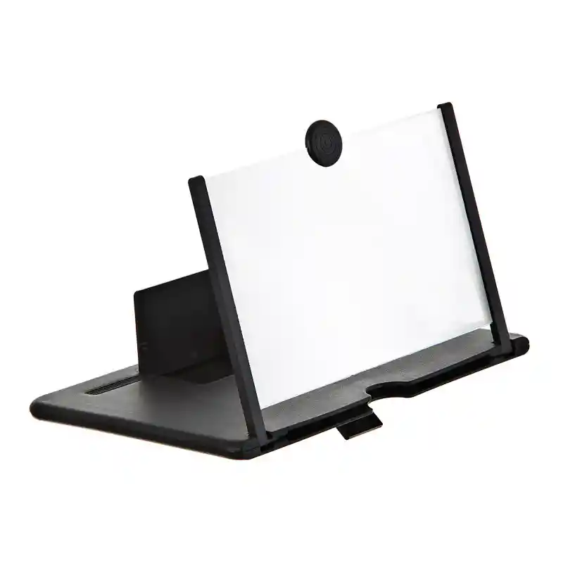 Amplificador Para Pantalla De Smartphone Con Soporte Plegable Negro