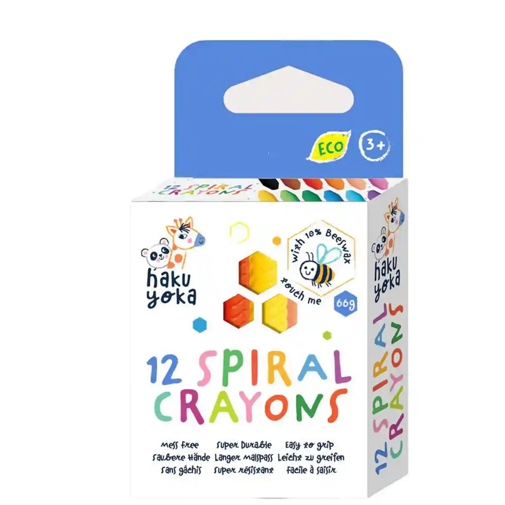 Spiral Crayons 12 Colours Crayones