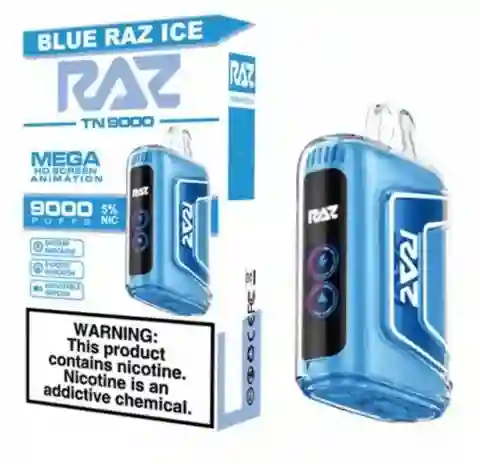 Raz Tn 9.000, Blue Razz Ice