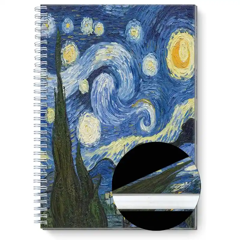 Cuaderno Rayado Noche Estrellada