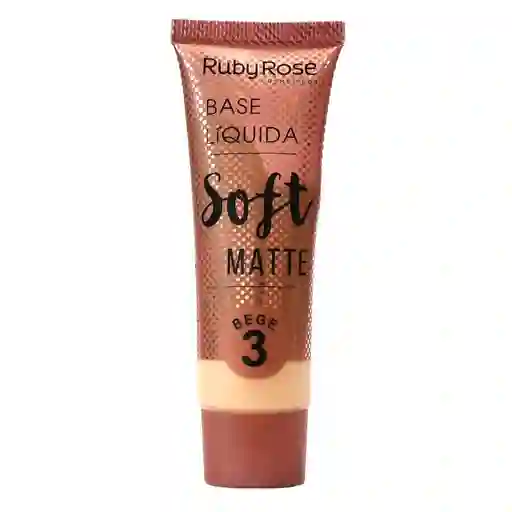 Base Líquida Soft Matte Beige #3