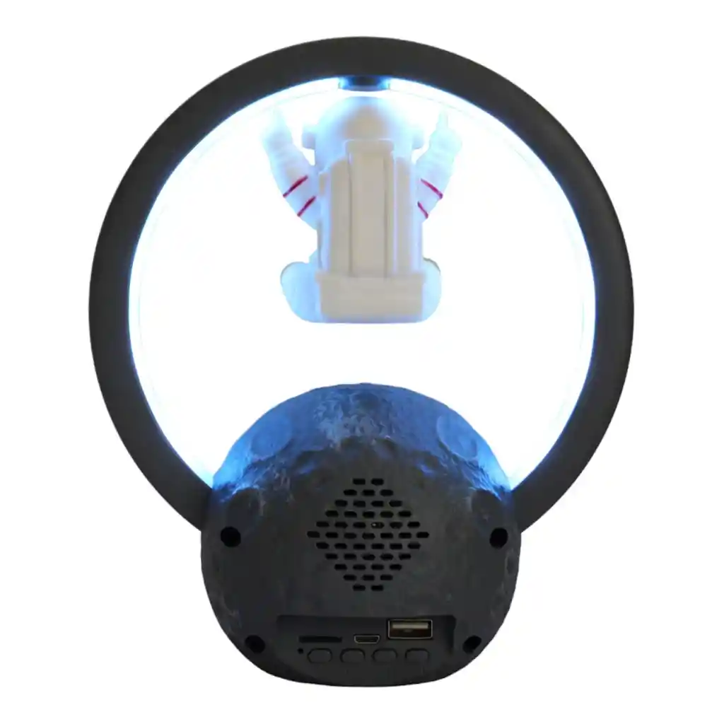 Lámpara Astronauta Led Con Altavoz Bluetooth Y Luz Rgb