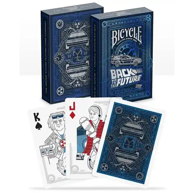 Cartas Bicycle Back To The Future