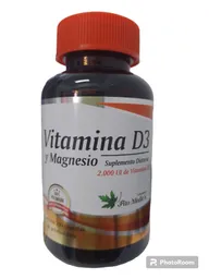 Vitamina D3 + Magnesio X 100 Capsulas Fito