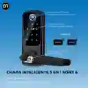 Cerradura Chapa Cerrojo Inteligente Huella Codigo Tarjeta App 5 En 1 Msrx 6