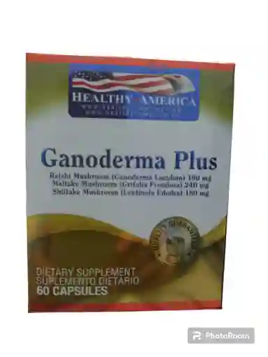 Ganoderma Plus X 60 Capsulas Healthy America