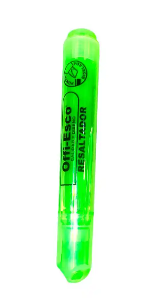 Resaltador Grueso Verde Neon Offi Esco Oe-540