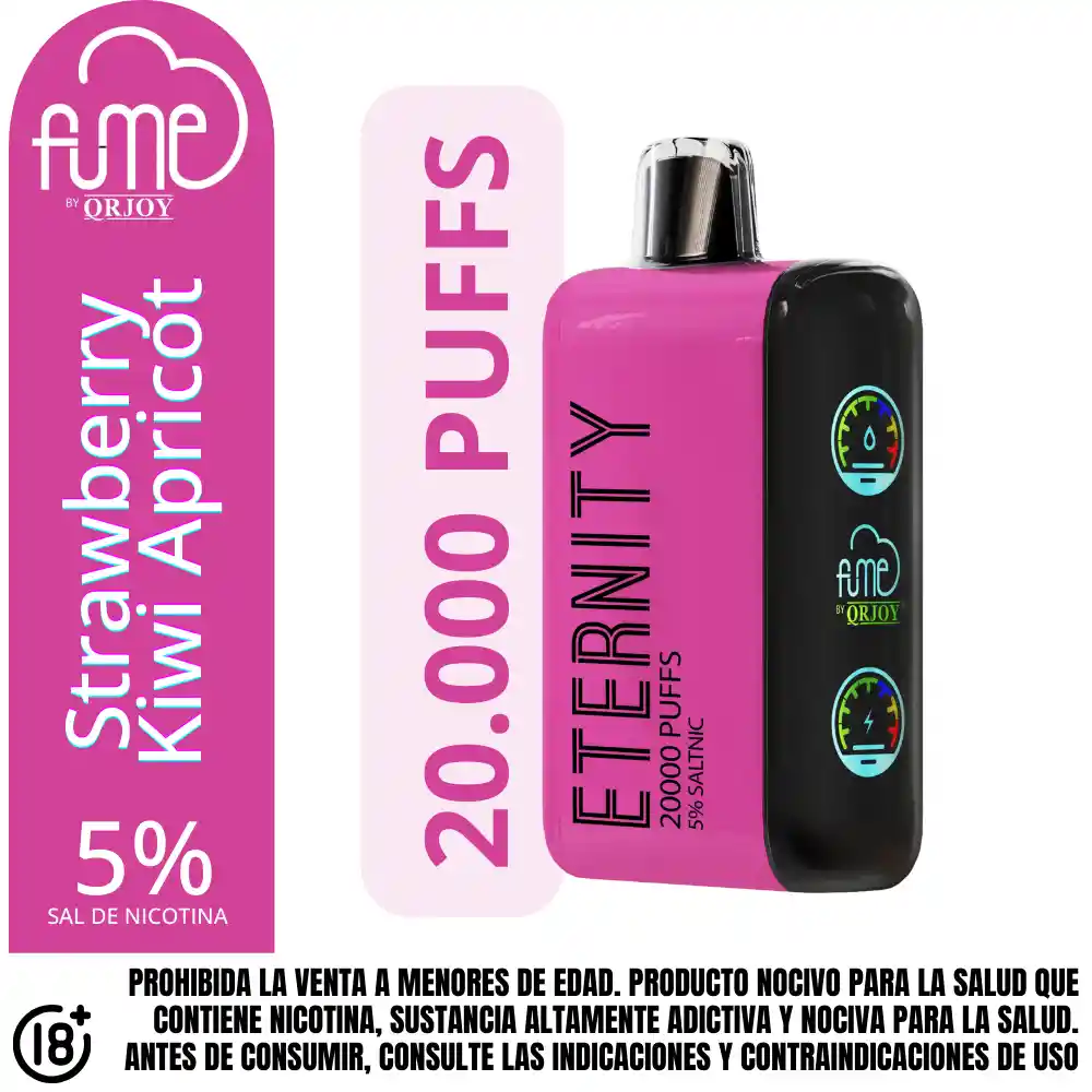 Vap Fume Strawb Kiwi Apricot 20000pf 5%