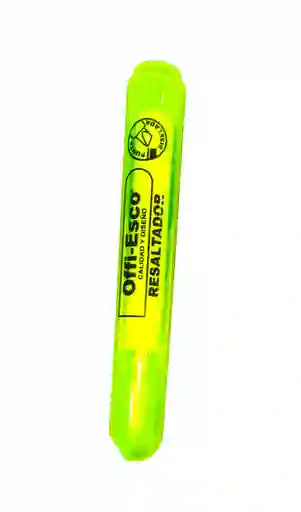 Resaltador Grueso Amarillo Neon Offi Esco Oe-540