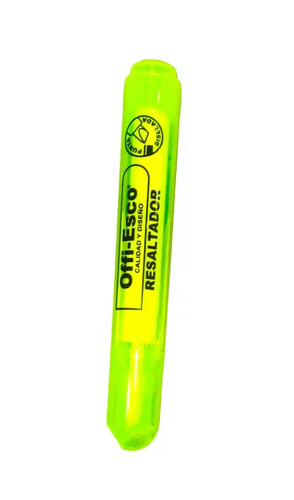 Resaltador Grueso Amarillo Neon Offi Esco Oe-540