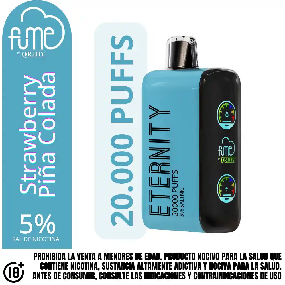 Vap Fume Strawb Piña Colada 20000pf 5%