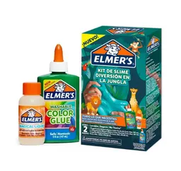 Kit De Slime Diversion En La Jungla Elmers Original De 147ml Mas 65g