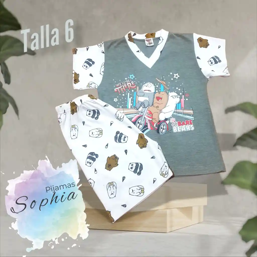 Pijama Niño Algodón Talla 6