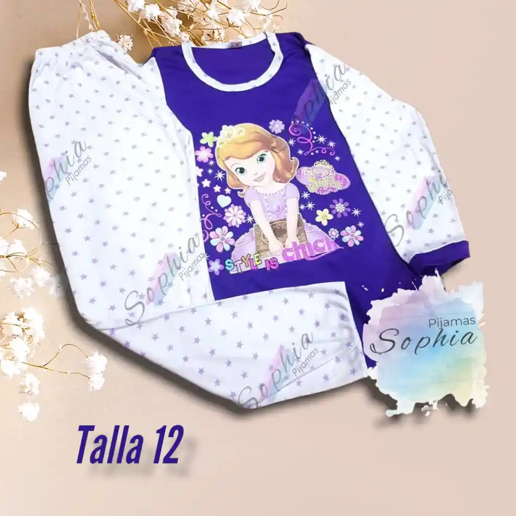 Pijama Niña Talla 12