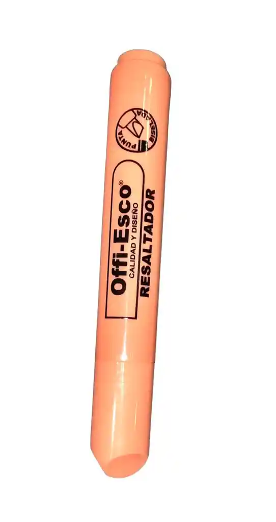 Resaltador Grueso Naranja Pastel Offi Esco Oe-540p