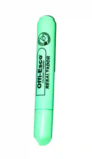 Resaltador Grueso Verde Pastel Offi Esco Oe-540p