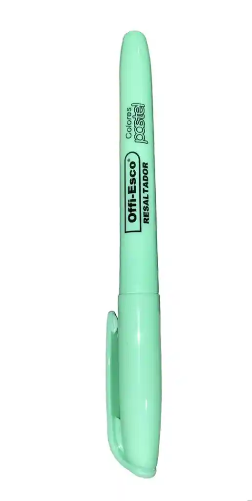 Resaltador Mediano Verde Pastel Offi Esco Oe-532